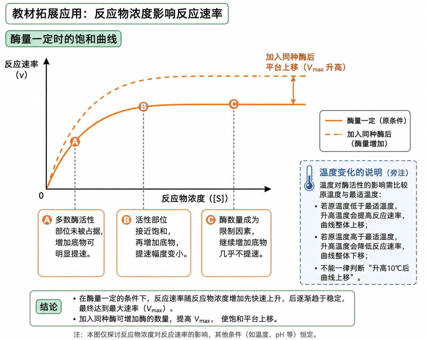 图06：教材拓展应用“反应物浓度影响反应速率”源图重绘——“酶量